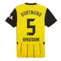 Borussia Dortmund Ramy Bensebaini #5 Replica Home Shirt 2024-25 Short Sleeve